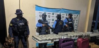 Capturan a dos mujeres en posesión de 179 paquetes de supuesta marihuana en la zona sur de Honduras