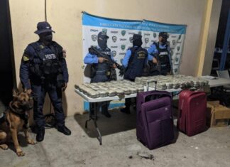 Capturan a dos mujeres en posesión de 179 paquetes de supuesta marihuana en la zona sur de Honduras