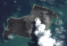 La erupción de Tonga creó ondas atmosféricas que dieron la vuelta al mundo