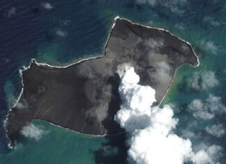La erupción de Tonga creó ondas atmosféricas que dieron la vuelta al mundo