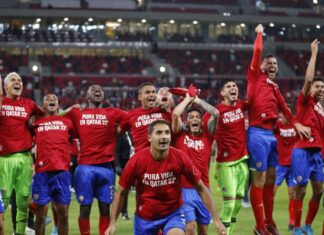 Costa Rica se clasifica al Mundial de Qatar 2022