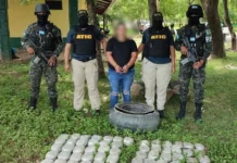 Detienen a una mujer con 92 libras de supuesta marihuana