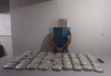 Detienen a un hombre con 45 paquetes de supuesta marihuana en Tegucigalpa