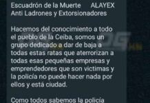 Investigan supuesto escuadrón de la muerte contra extorsionadores en La Ceiba