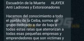 Investigan supuesto escuadrón de la muerte contra extorsionadores en La Ceiba