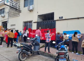 Simpatizantes del partido Libre se toman centro de salud en barrio El Manchén