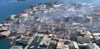 Fondo de apoyo para afectados por incendio en Guanaja está listo, anuncia PNUD