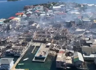 Fondo de apoyo para afectados por incendio en Guanaja está listo, anuncia PNUD