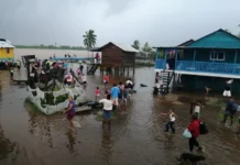 Varias comunidades de La Mosquitia están incomunicadas debido a las inundaciones