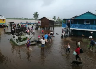 Varias comunidades de La Mosquitia están incomunicadas debido a las inundaciones