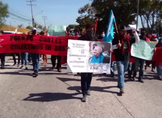 Bases de Libre protestan exigiendo una oportunidad laboral y piden la destitución del gerente de la ENP