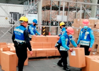 Aduanas, Secretaría de Seguridad y el Ministerio Público decomisan mil cajas de cigarrillos de contrabando