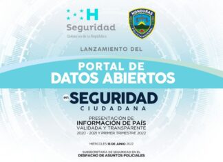Secretaría de Seguridad realizó el lanzamiento del portal de datos abiertos en seguridad ciudadana
