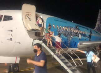 Palmerola recibe aeronave que no pudo aterrizar en Toncontín debido al clima