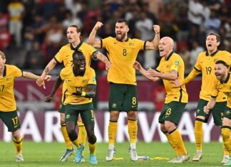 Australia clasifica al mundial de Qatar y estará en el Grupo D