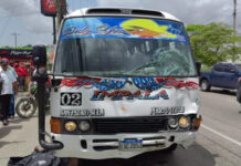 Motociclista muere arrollado por bus en San Pedro Sula