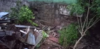 Lluvias provocan deslizamientos en distintos puntos de la capital