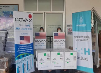 Estados Unidos dona a Honduras otro lote de 358.020 vacunas contra el Covid-19