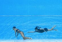 Andrea Fuentes tras rescatar a la nadadora estadounidense Anita Álvarez: «No pensé. Me dije tienes que sacarla y hacerla respirar»