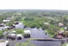 Unas 20 escuelas están inundadas en La Mosquitia