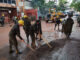Más de una veintena de barrios afectados por lluvias que seguirán este domingo en el país