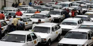 Taxistas de la zona norte del país anuncian aumento entre 3 y 5 lempiras al pasaje