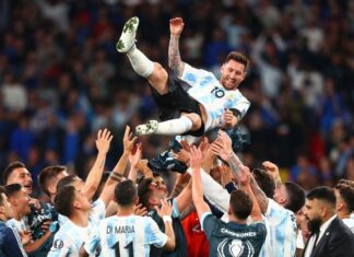 La selección de Argentina derrota 3-0 a Italia en la Finalissima