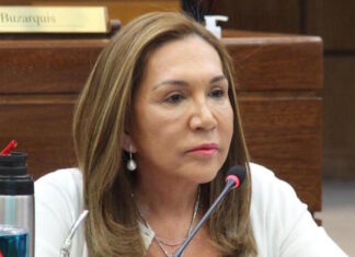 Rescatan de un lago el cuerpo sin vida de una senadora en Paraguay