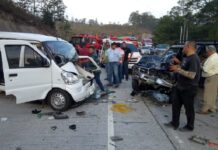 La DNVT reporta 29 pérdidas humanas por accidentes de tránsito durante el fin de semana