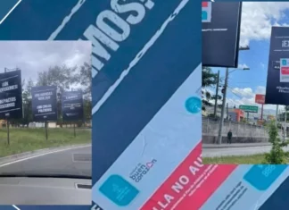 La AMDC censuró vallas publicitarias contratadas por el CNA, por estar ubicadas en lugar no autorizado, explica regidor