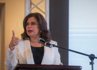 Rixi Moncada no descarta postularse como magistrada de la CSJ, asegurando que “Tiene derecho”