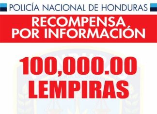 Policía de Honduras ofrece recompensa de 100,000 lempiras a quien brinde información sobre Angie Peña