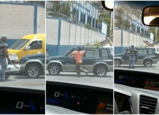 Conductores se enfrentan tras colisión vehicular en Comayagüela