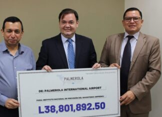 Palmerola realiza segundo pago al Inprema y los desembolsos ya suman L77.6 millones