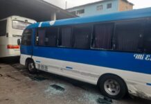 Tirotean una unidad de transporte en Comayagüela