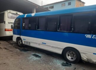 Tirotean una unidad de transporte en Comayagüela