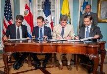 Estados Unidos, Costa Rica, República Dominicana y Panamá firman un entendimiento para cadena de suministros y crecimiento económico