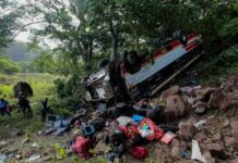 Autobús cae en un abismo de Nicaragua y deja 16 muertos, 13 de ellos venezolanos