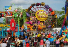 Con desfile de carrozas y carnaval los sampedranos cierran la Feria Juniana