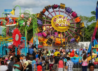 Con desfile de carrozas y carnaval los sampedranos cierran la Feria Juniana