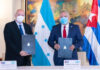 Honduras y Cuba suscriben un memorando para fortalecer su relación bilateral