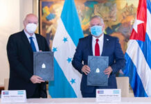 Honduras y Cuba suscriben un memorando para fortalecer su relación bilateral