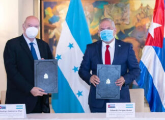 Honduras y Cuba suscriben un memorando para fortalecer su relación bilateral