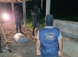 Policía Nacional incauta 58 paquetes de clorhidrato de cocaína en Colón