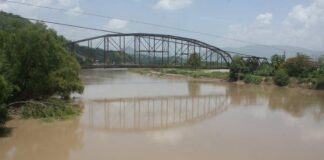 Alertan a los pobladores del Valle de Sula por el aumento del caudal del río Ulúa