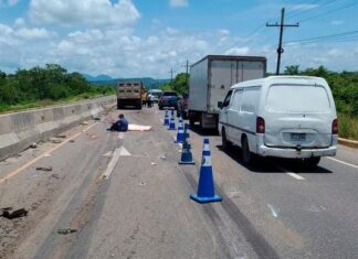 Accidente de tránsito en Santa Cruz de Yojoa deja una persona muerta y varios heridos