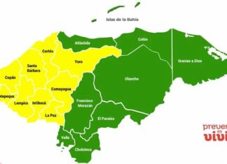 Emiten Alerta Amarilla por 48 horas en noroccidente y occidente
