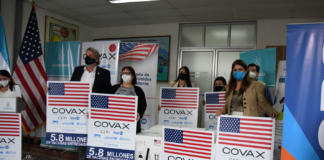 EE. UU. dona a Honduras más de 358 mil dosis de vacunas Pfizer y equipos de computación