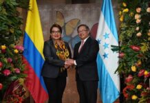 La presidenta Xiomara Castro se reunió con Alberto Fernández y Gustavo Petro