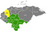 Emiten alerta amarilla para Santa Bárbara y verde para otros siete departamentos de Honduras